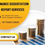 Finance Dissertation Project Report Services
