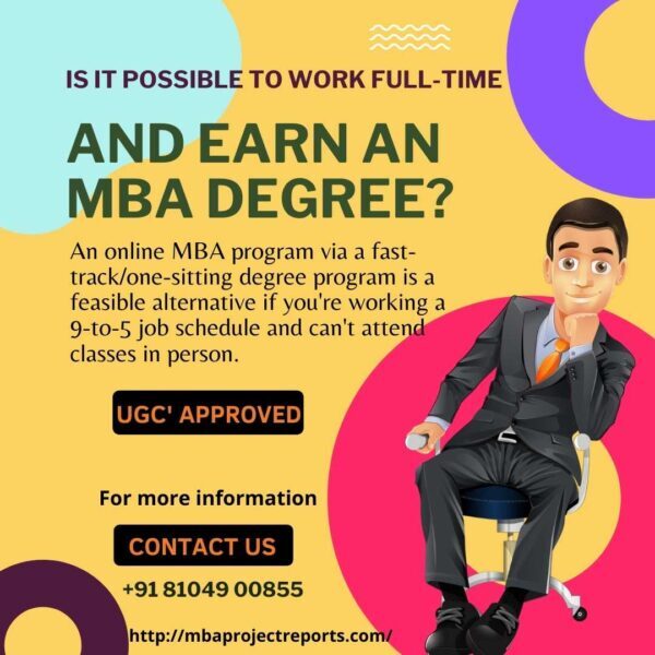 Is It Possible to Work Full-Time and Earn an MBA Degree ?