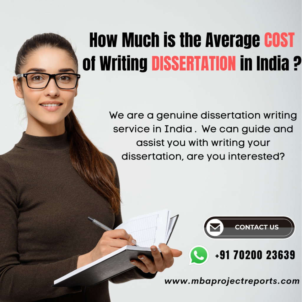 dissertation writing service in India