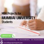 mba project for mumbai university students