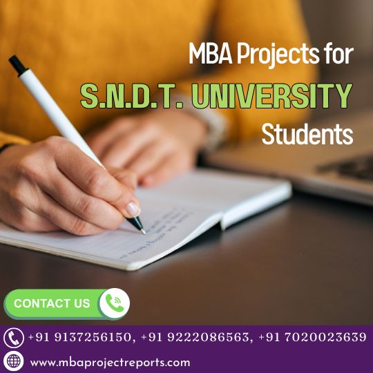 MBA Project For SNDT University Students